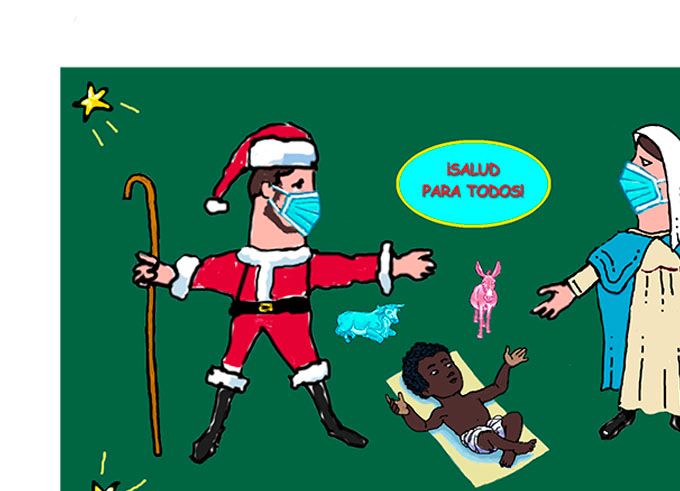 postal navideña 2020